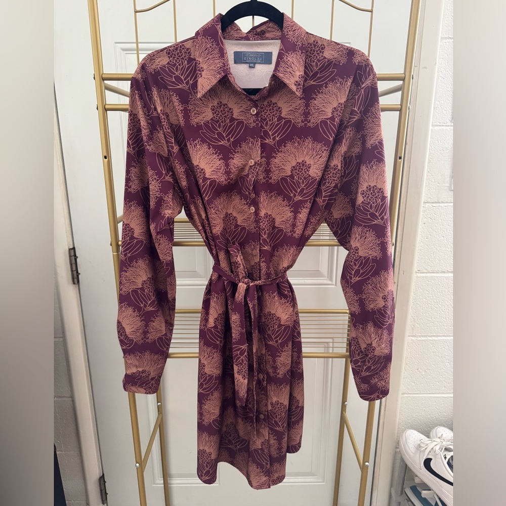 Manaola ‘Ōhi’a Lehua Collard Dress
